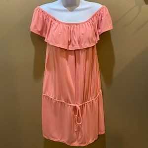 NWOT Endless Sun Peach Color Beach Dress size small